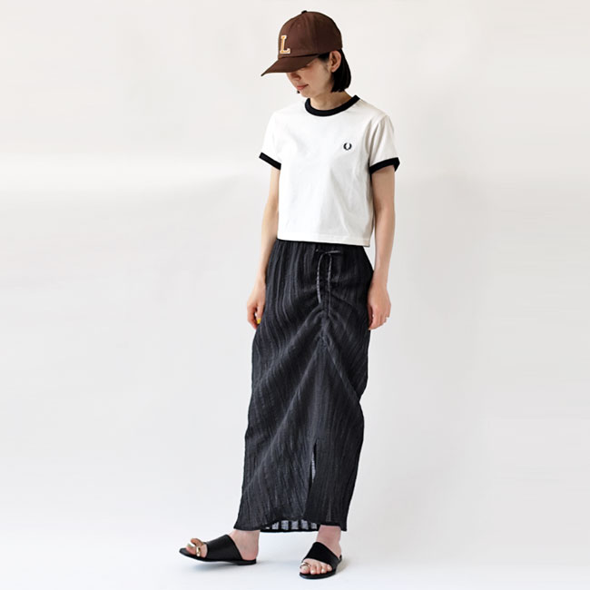 < WHYTO. > Iラインスカート