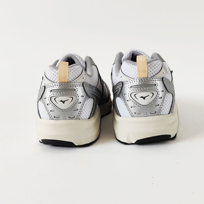 miiページ　lig. グレー MIZUNO > MXR / スニーカー オフホワイト×ダークグレー
