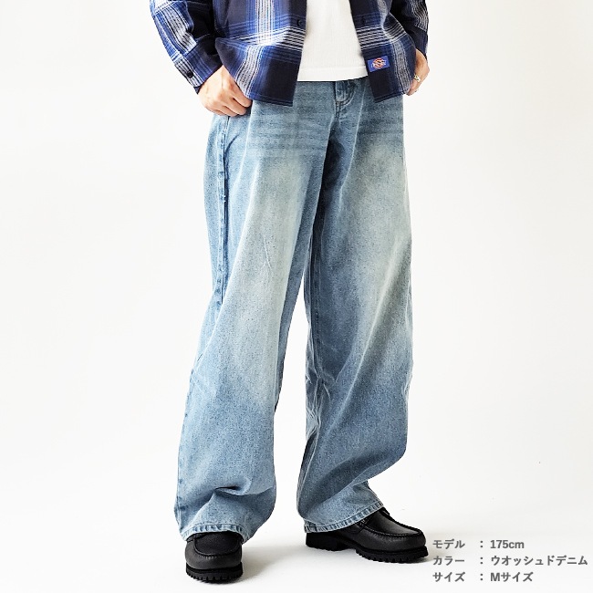 < NEW ERA > デニム バレルパンツ