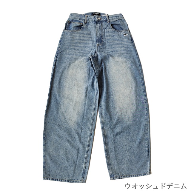 < NEW ERA > デニム バレルパンツ