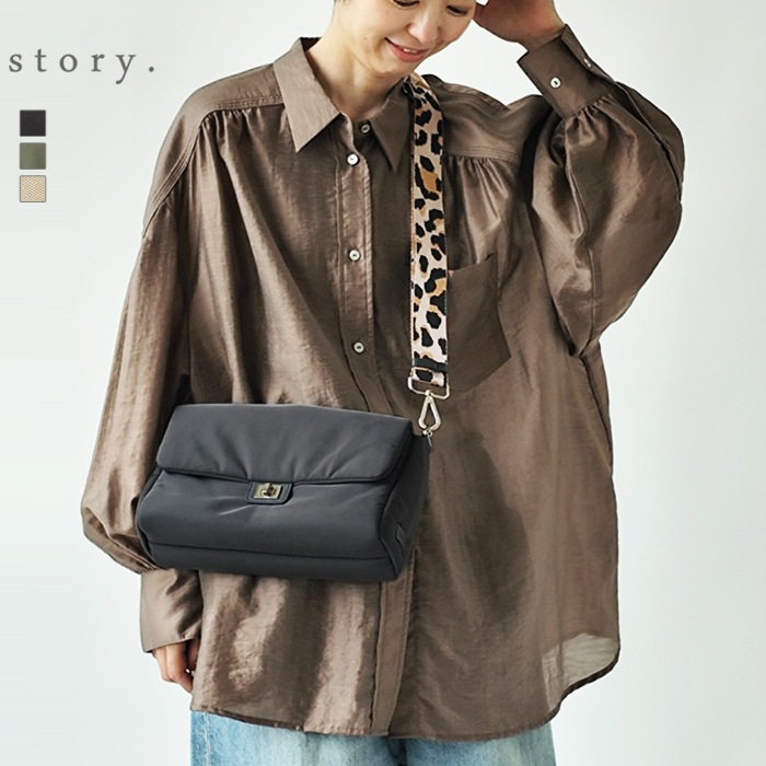 < story. >PL FLAP HANDBAG / ショルダー