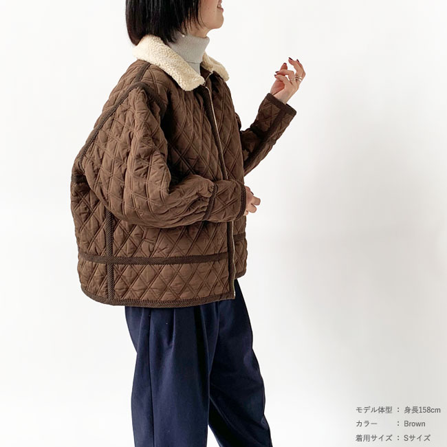 < Cape HEIGHTS > ALBANY CH / 襟ボアジャケット