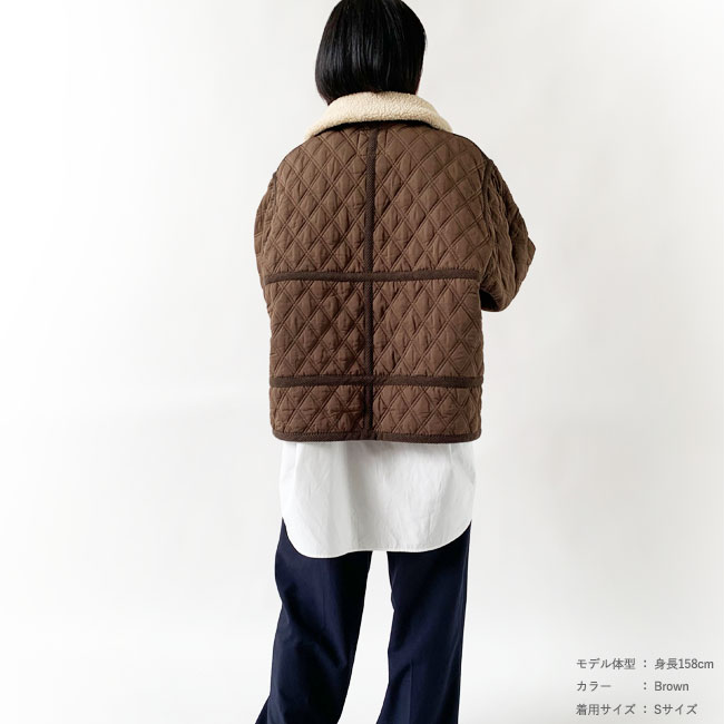 < Cape HEIGHTS > ALBANY CH / 襟ボアジャケット