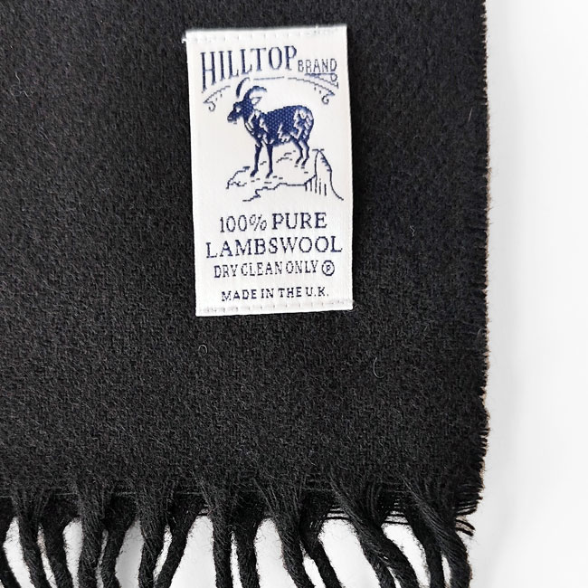 < HILLTOP > Lambswool Scarf PLAIN