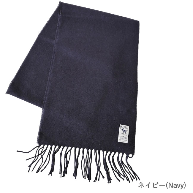 < HILLTOP > Lambswool Scarf PLAIN