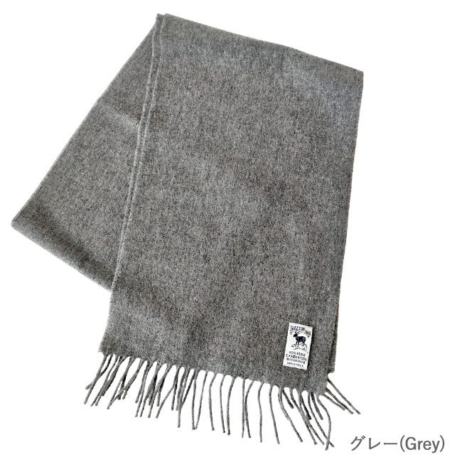 < HILLTOP > Lambswool Scarf PLAIN