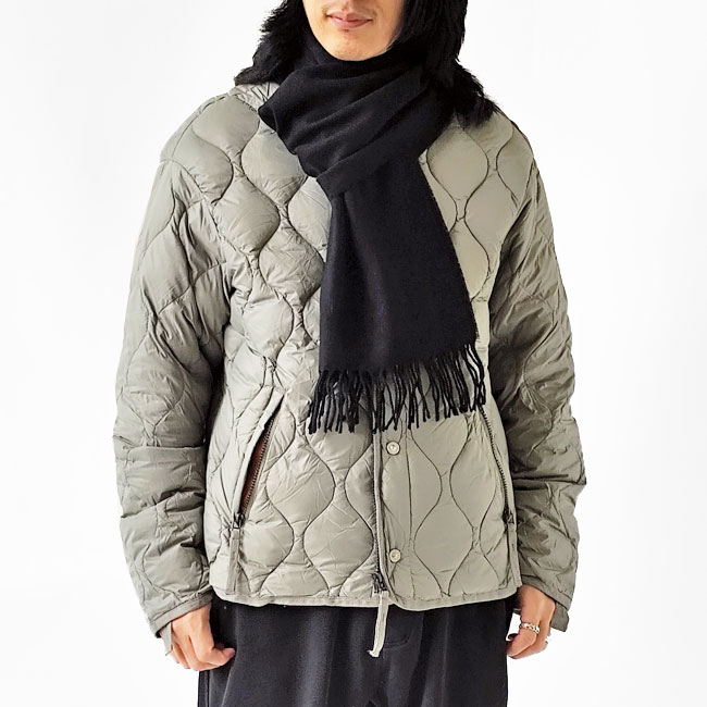 < HILLTOP > Lambswool Scarf PLAIN