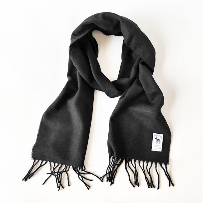< HILLTOP > Lambswool Scarf PLAIN