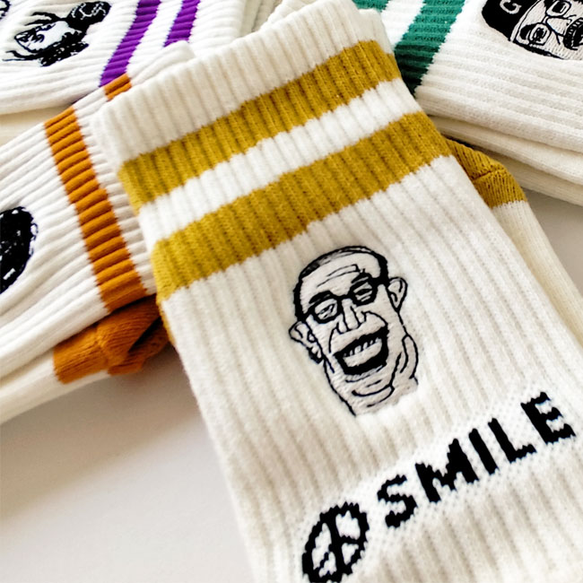 < GYM MASTER > 刺繍ソックス