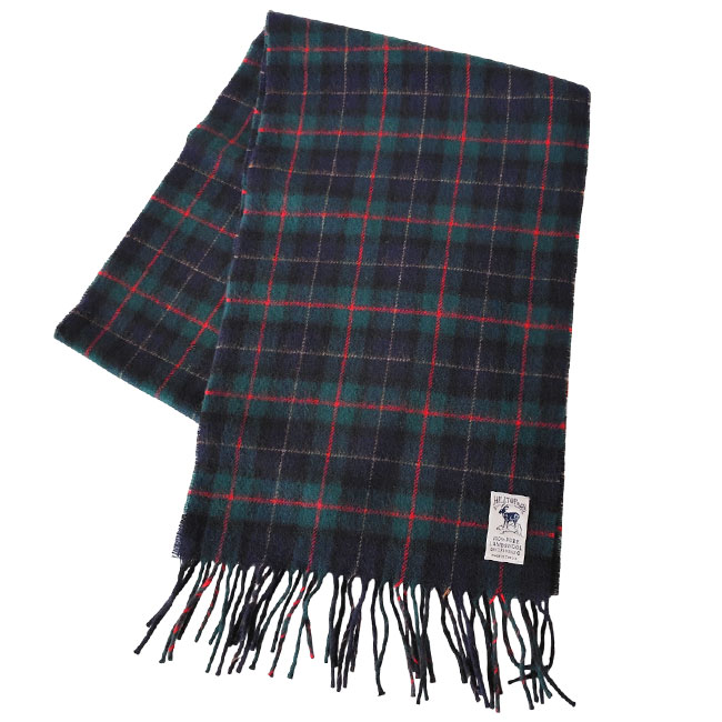 < HILLTOP > Lambswool Scarf FANCY CHECK