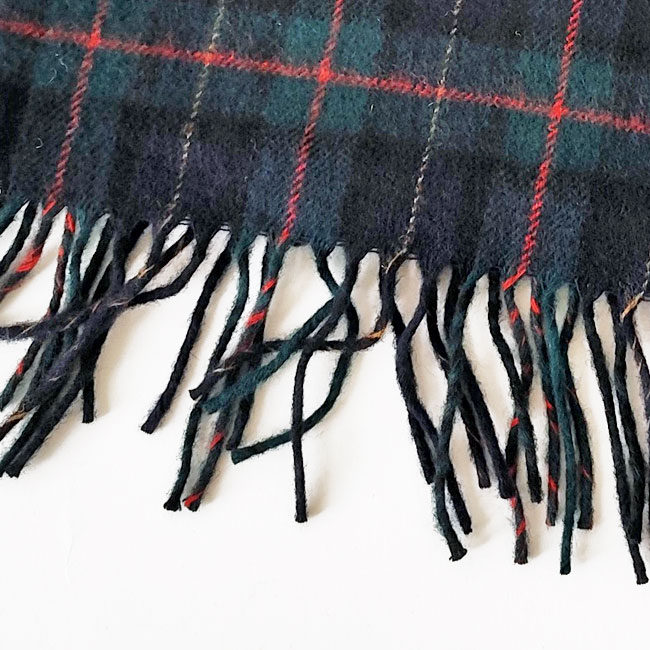< HILLTOP > Lambswool Scarf FANCY CHECK