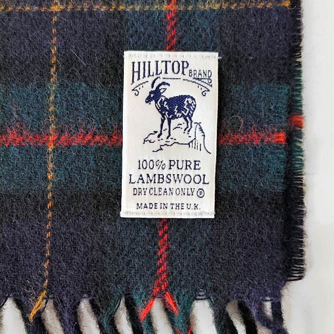 < HILLTOP > Lambswool Scarf FANCY CHECK