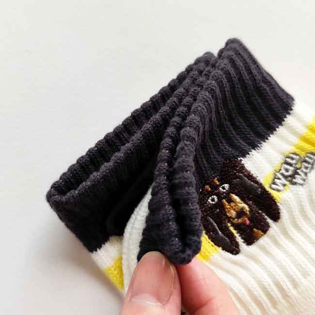 < GYM MASTER > 犬刺繍ソックス