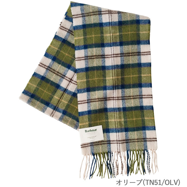 < Barbour > Tartan Lambswool Scarf