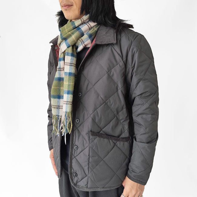 < Barbour > Tartan Lambswool Scarf