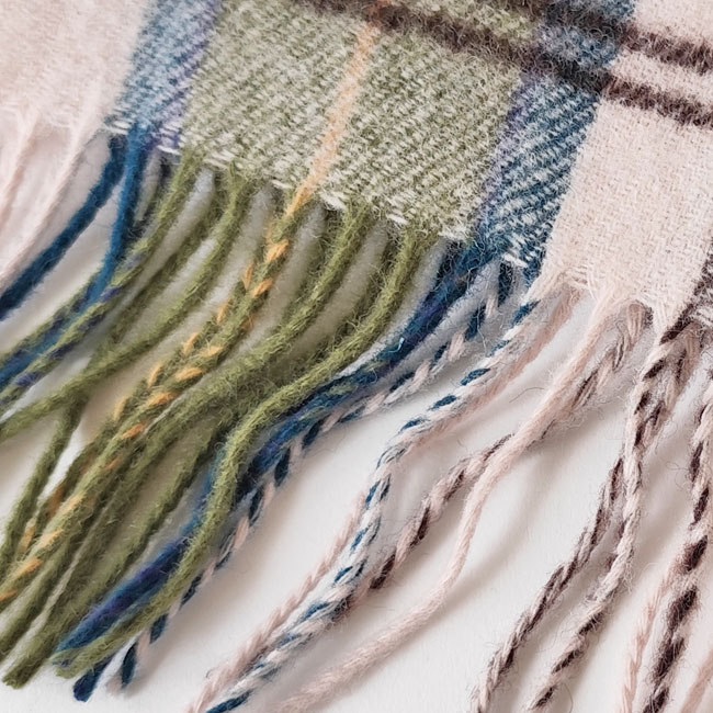 < Barbour > Tartan Lambswool Scarf