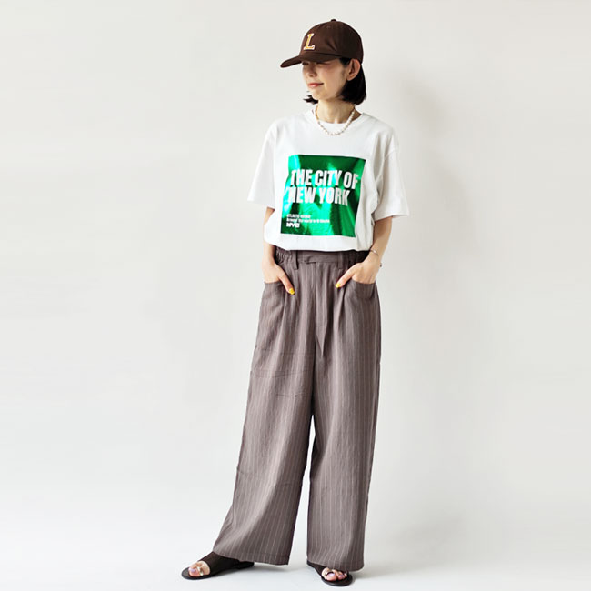 < Kelen >ピンストライプパンツ