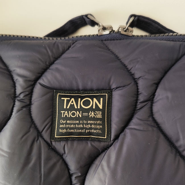 < TAION > ダウン バナナショルダー M