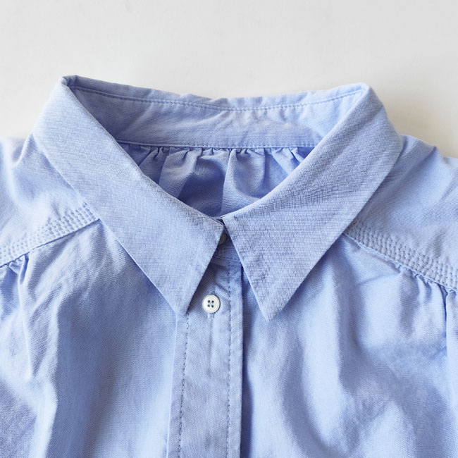 < whyto. >  oxford volume blouse / ブラウス