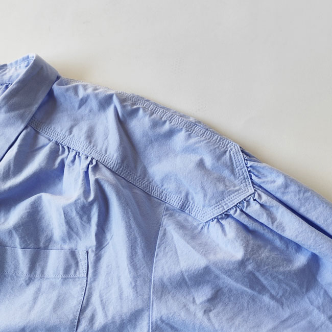 < whyto. >  oxford volume blouse / ブラウス