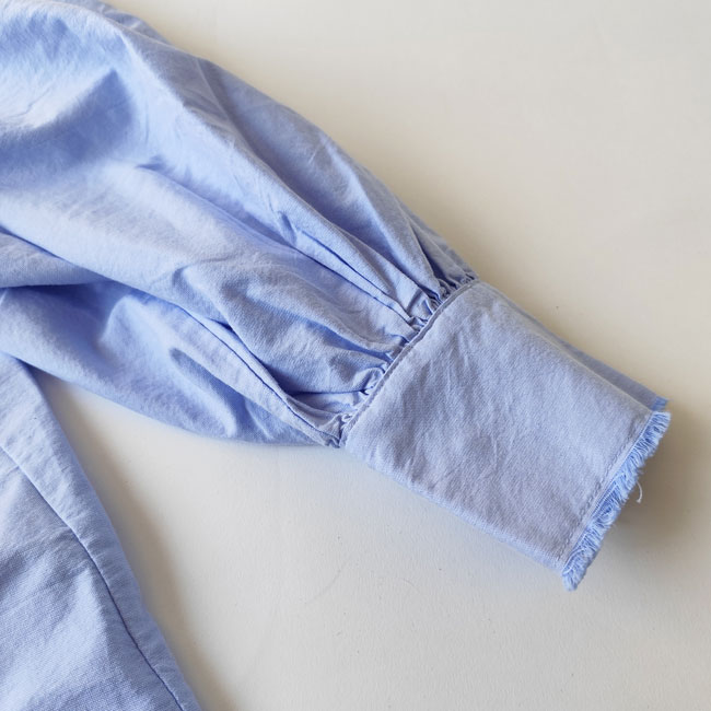 < whyto. >  oxford volume blouse / ブラウス