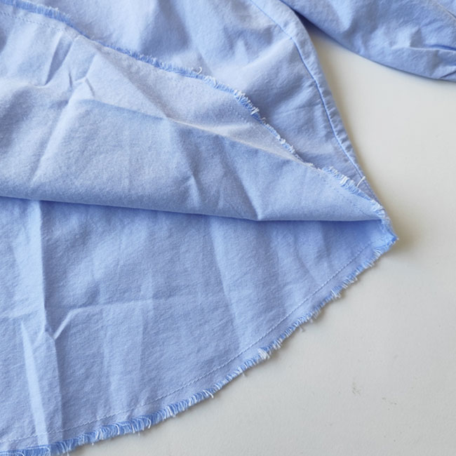 < whyto. >  oxford volume blouse / ブラウス