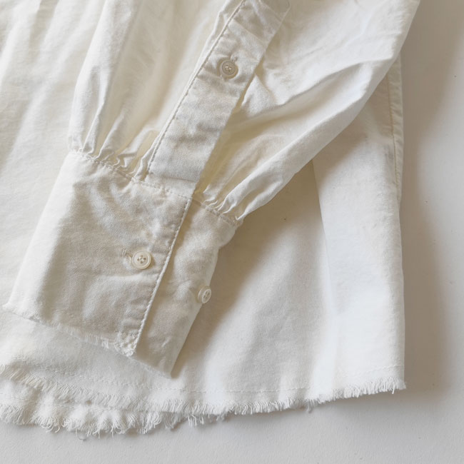 < whyto. >  oxford volume blouse / ブラウス