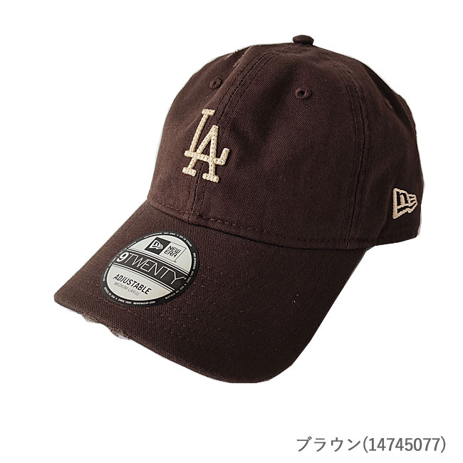 < NEW ERA >  920 ダメージ加工 Duck Canvas キャップ
