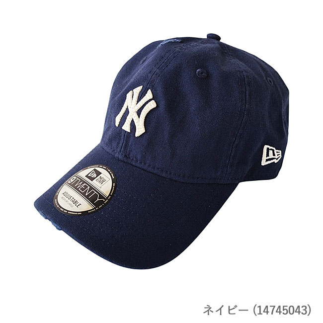 < NEW ERA >  920 ダメージ加工 Duck Canvas キャップ