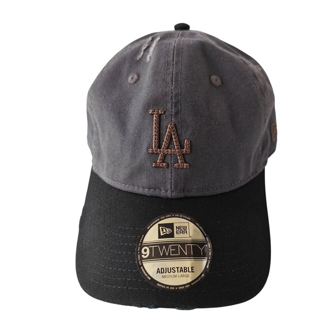 < NEW ERA >  920 ダメージ加工 Duck Canvas キャップ