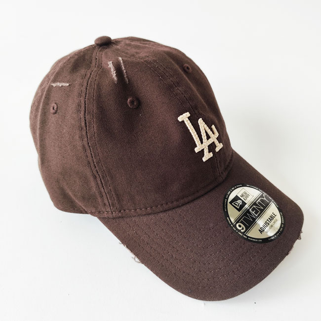< NEW ERA >  920 ダメージ加工 Duck Canvas キャップ