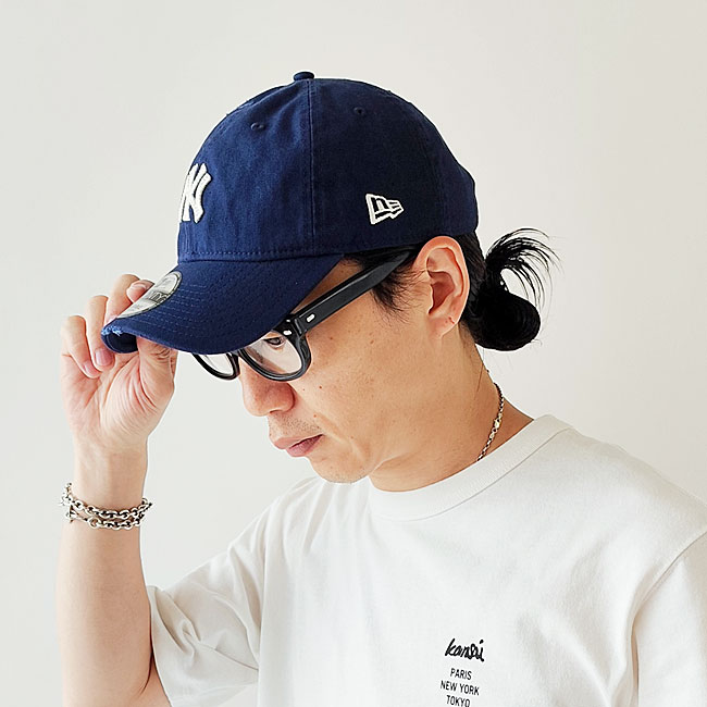 < NEW ERA >  920 ダメージ加工 Duck Canvas キャップ