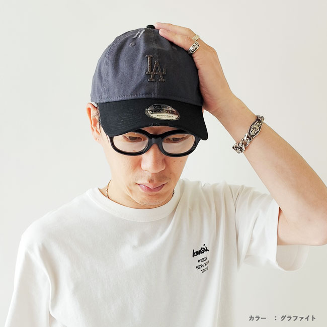 < NEW ERA >  920 ダメージ加工 Duck Canvas キャップ