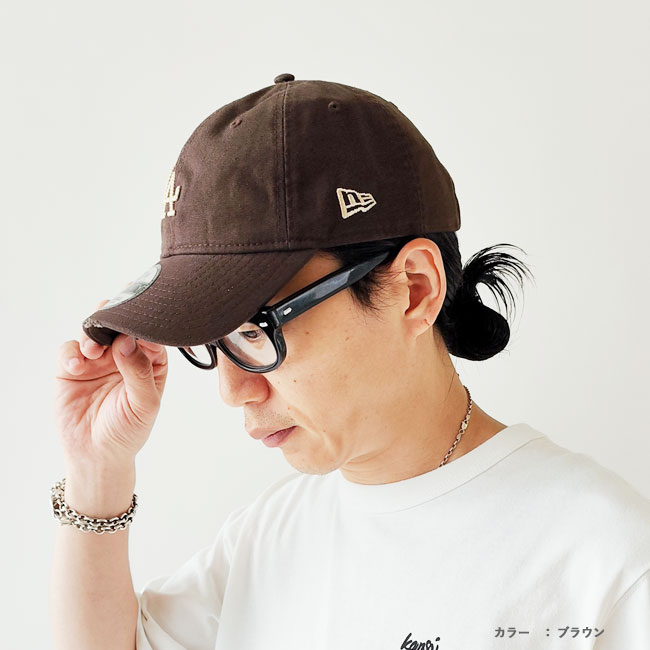 < NEW ERA >  920 ダメージ加工 Duck Canvas キャップ
