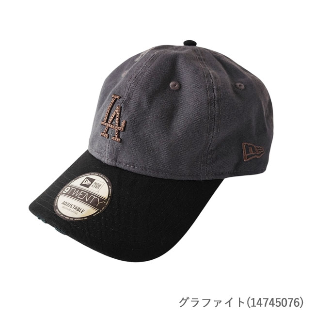 < NEW ERA >  920 ダメージ加工 Duck Canvas キャップ