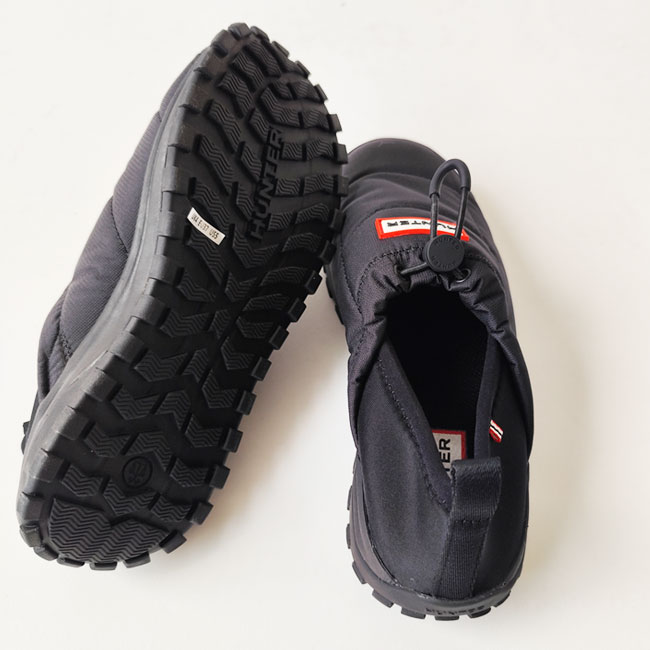 < HUNTER > TRAVEL 2.0 QUILTED SLIP ON TRAINER / ショートブーツ