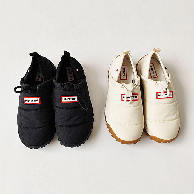 < HUNTER > TRAVEL 2.0 QUILTED SLIP ON TRAINER / ショートブーツ