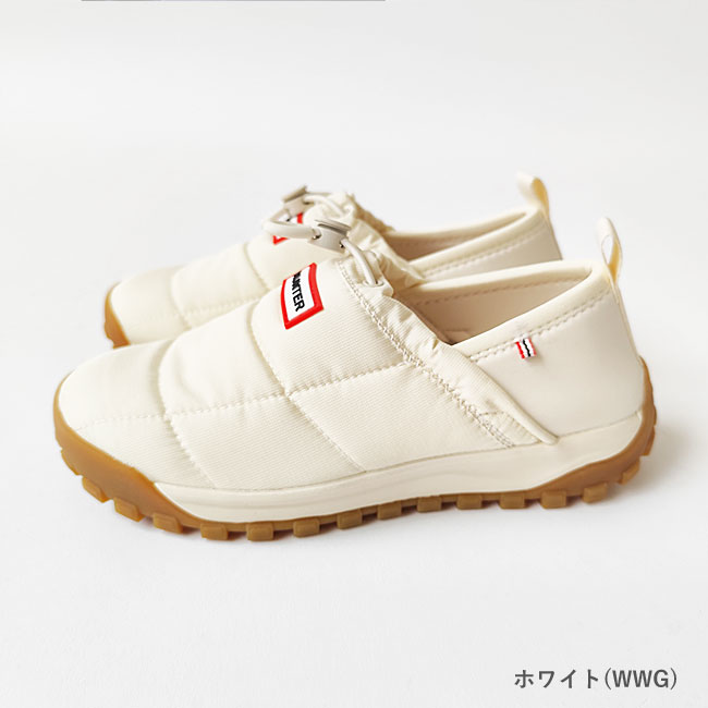 < HUNTER > TRAVEL 2.0 QUILTED SLIP ON TRAINER / ショートブーツ