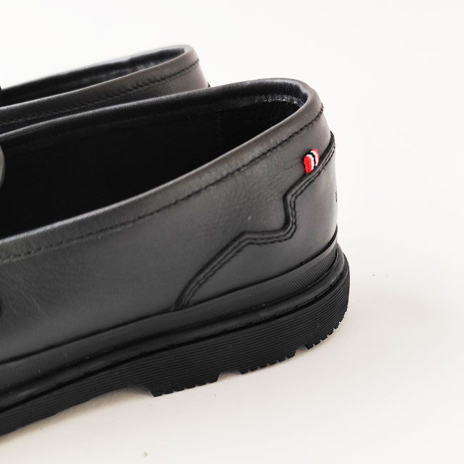 < HUNTER > REFINED EMBOSSED LOGO LEATHER LOAFER/ ローファー