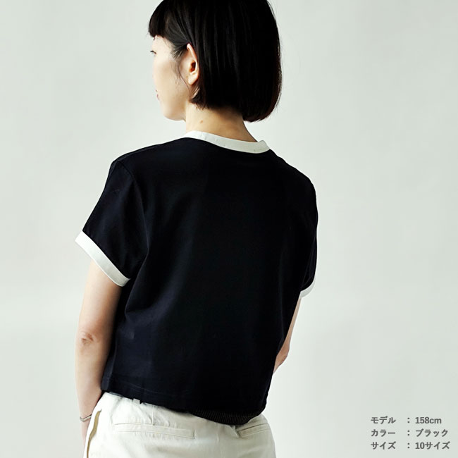 < FRED PERRY >クロップドリンガーT