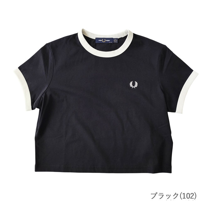 < FRED PERRY >クロップドリンガーT