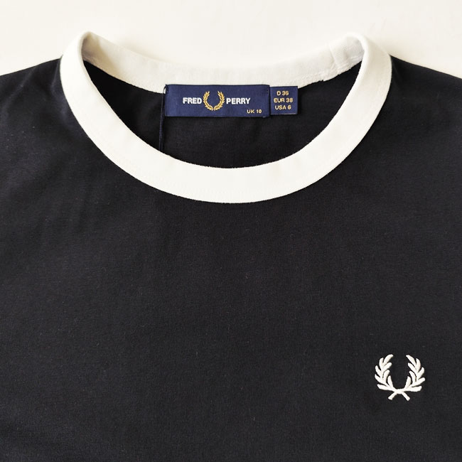 < FRED PERRY >クロップドリンガーT