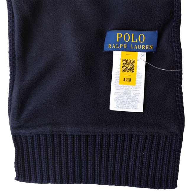 < POLO Ralph Lauren > COTTON FLAG SCARF