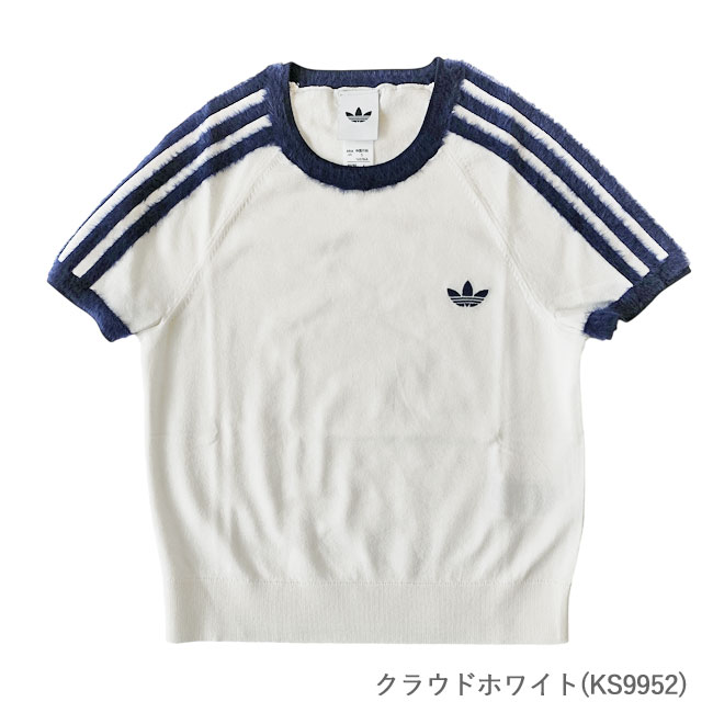 < adidas > ニット Tシャツ