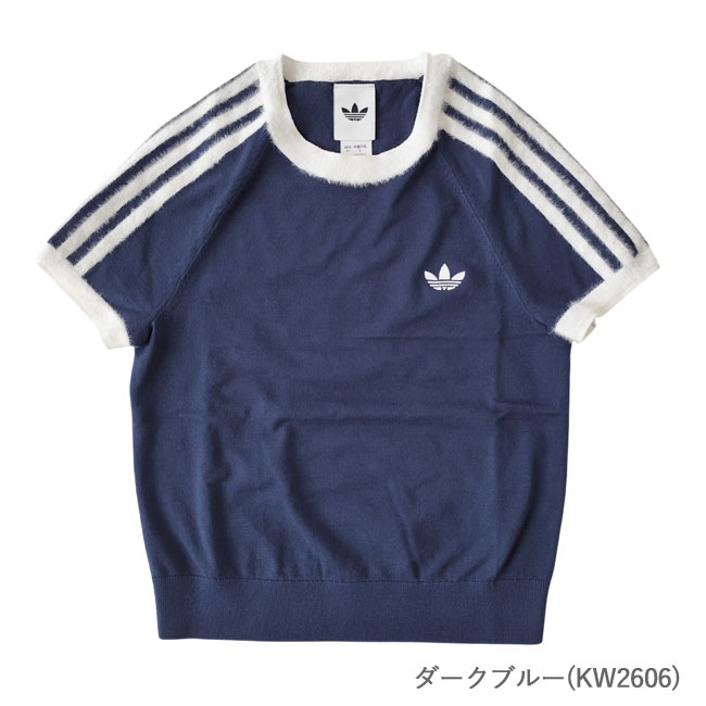 < adidas > ニット Tシャツ