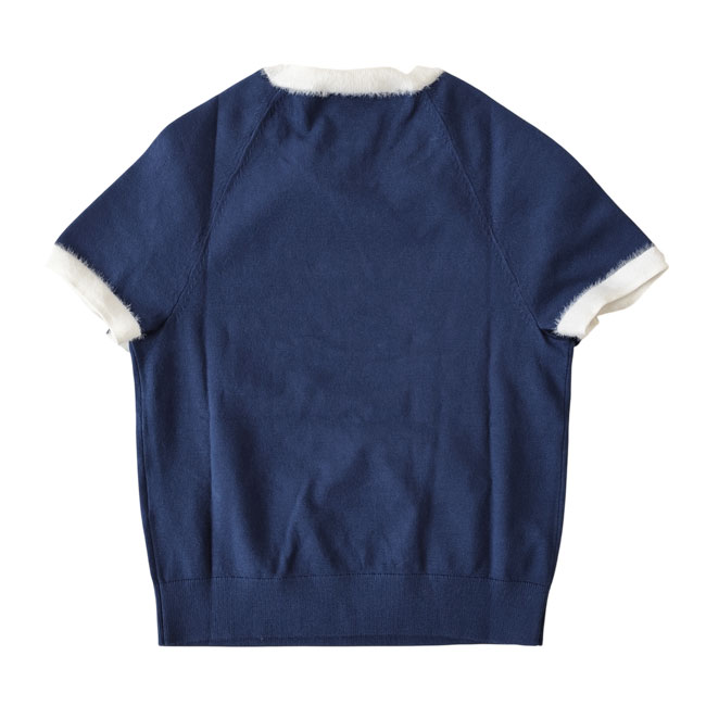 < adidas > ニット Tシャツ
