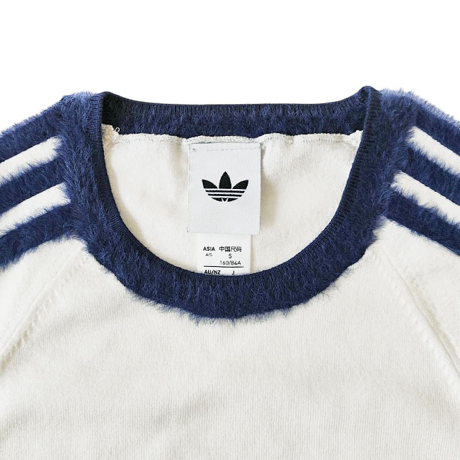 < adidas > ニット Tシャツ