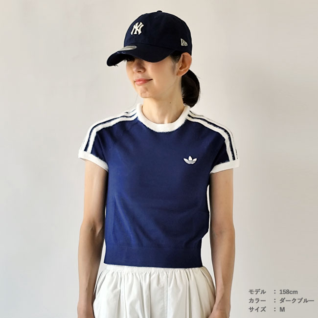 < adidas > ニット Tシャツ