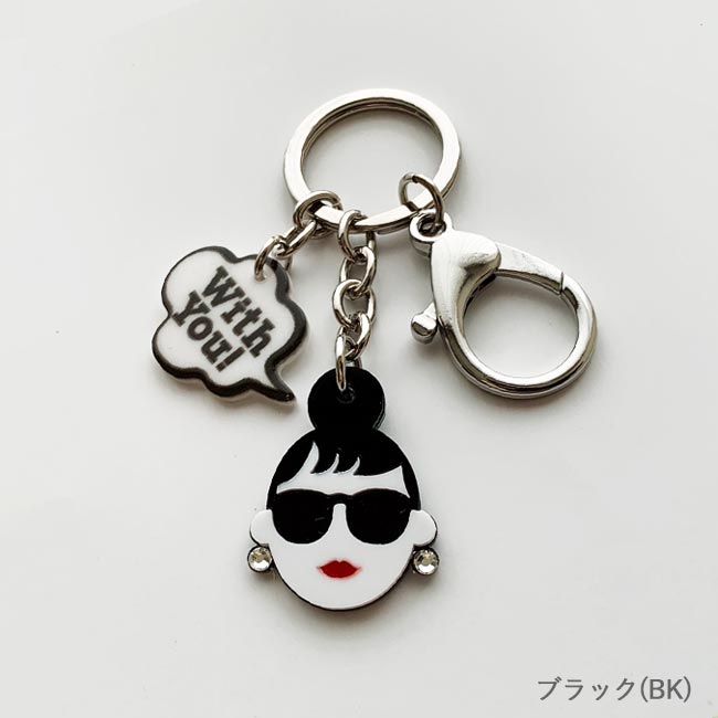 < HAPPY FACE > キーリング