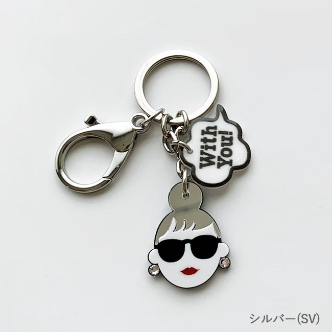 < HAPPY FACE > キーリング